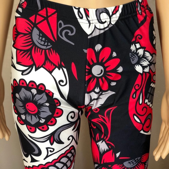 3 for $15 Skull pattern leggings! - Picture 2 of 5